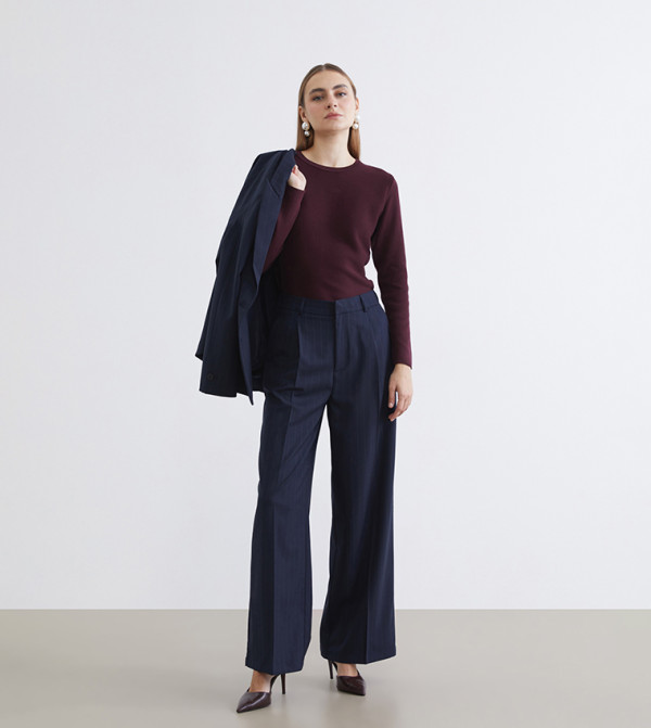 LC Waikiki  Casual Pants - Navy Casual Pants