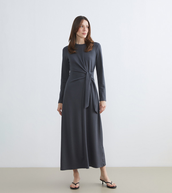 LC Waikiki  Clothing - Grey Midi Dresses