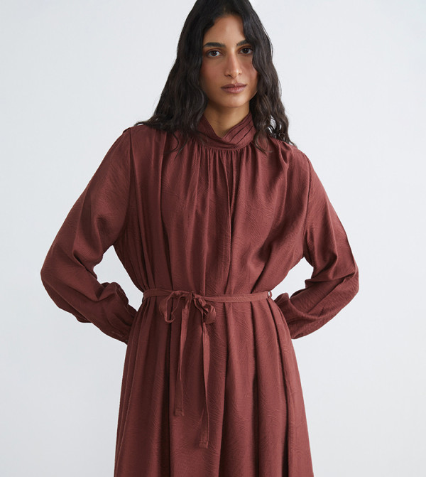 LC Waikiki  Maxi Dresses - Brown Maxi Dresses
