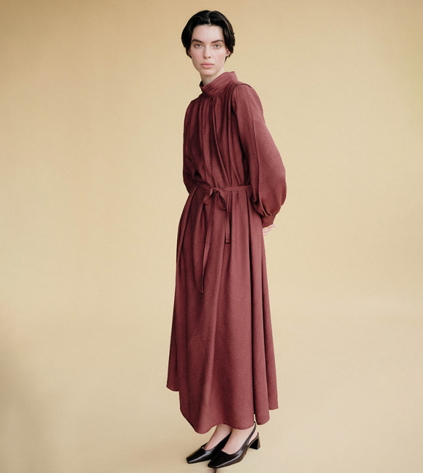 LC Waikiki  Maxi Dresses - Brown Maxi Dresses