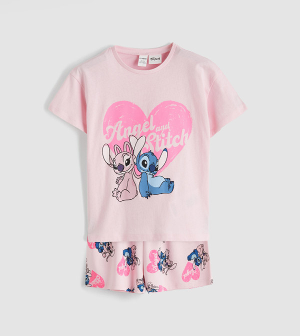 LC Waikiki  Sets - Pink T-shirts & Bottoms