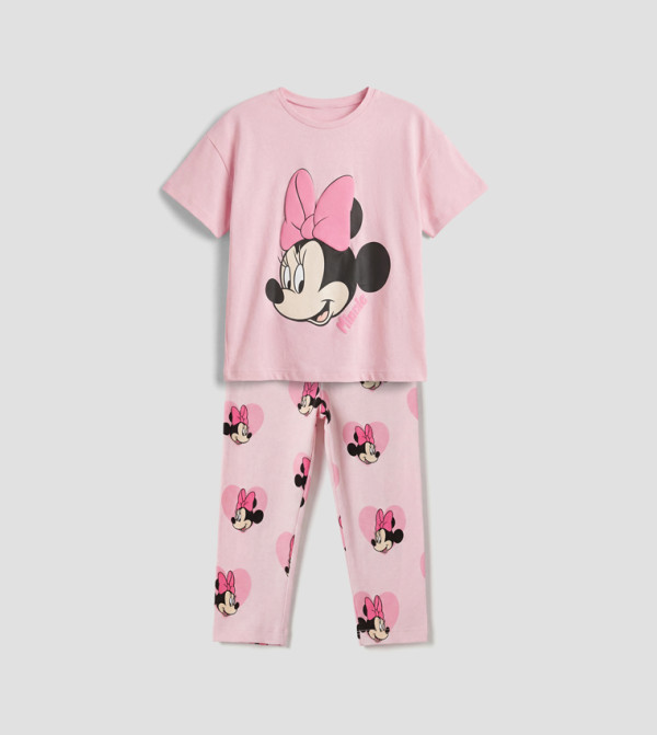LC Waikiki Back to School - Pink T-shirts & Bottoms