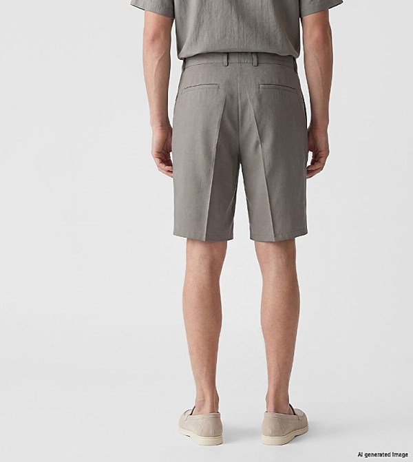 LC Waikiki Chino Shorts - Grey Chino Shorts