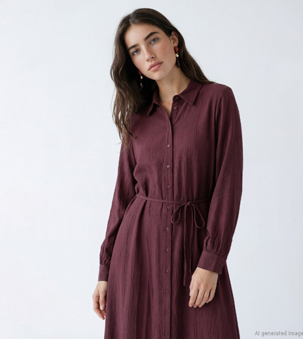 LC Waikiki Modestwear - Burgundy modestwear