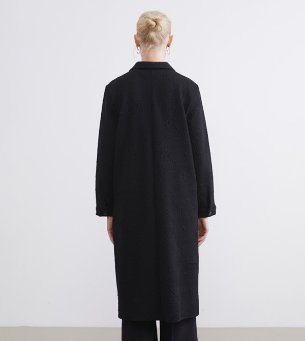 LC Waikiki Overcoats - Black Overcoats