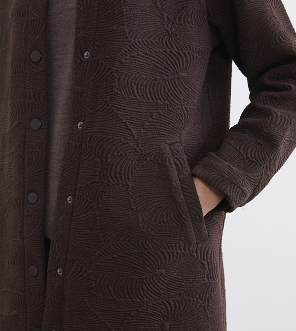 LC Waikiki  Clothing - Dark Brown Overcoats