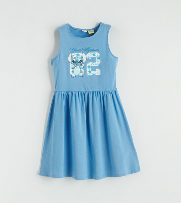 LC Waikiki  twirl-worthy-styles-k - Blue Casual Dress