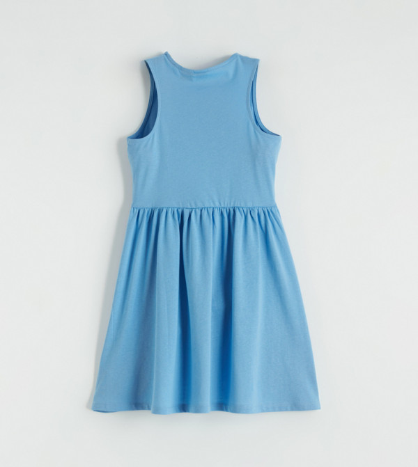 LC Waikiki  twirl-worthy-styles-k - Blue Casual Dress