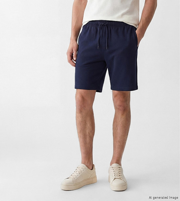 LC Waikiki  Casual Shorts - Navy Casual Shorts