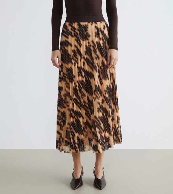 LC Waikiki  Midi Skirts - Brown Midi Skirts