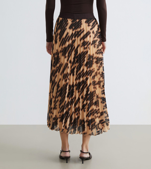 LC Waikiki  Midi Skirts - Brown Midi Skirts