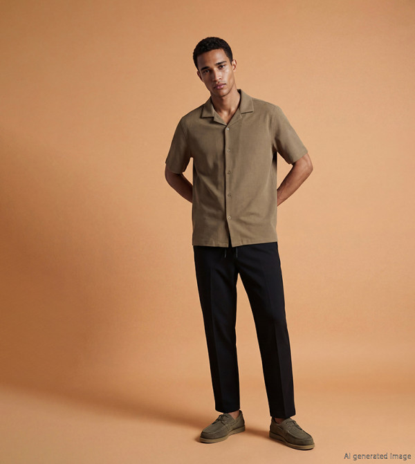 LC Waikiki  Clothing - Khaki Short Sleeves