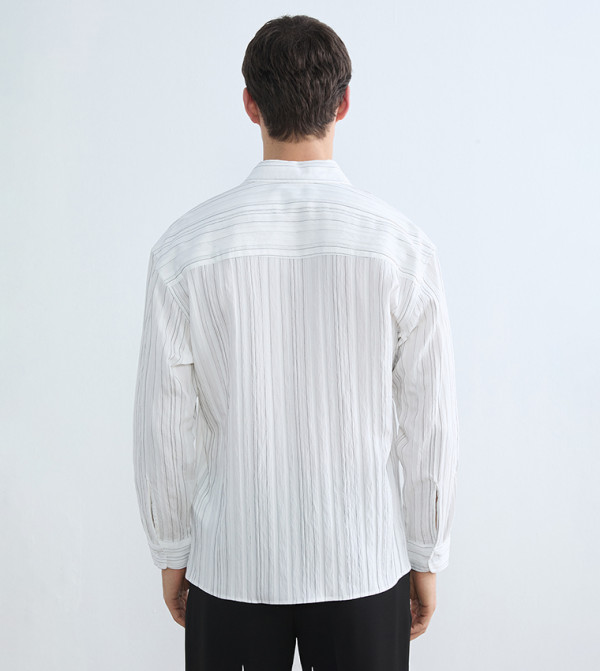 LC Waikiki  Shirts - White Long Sleeves