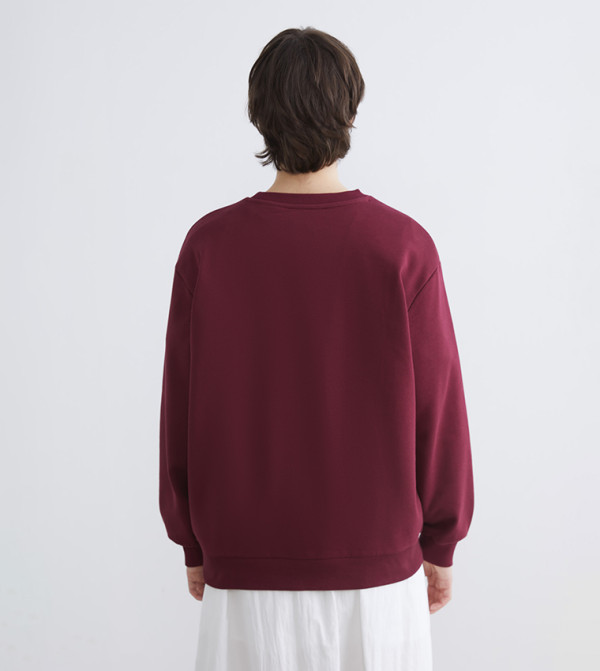 LC Waikiki  Hoodies & Sweatshirts - Maroon Sweatshirts