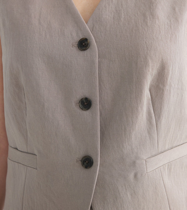 LC Waikiki  Jackets & Coats - Light Brown Waistcoats