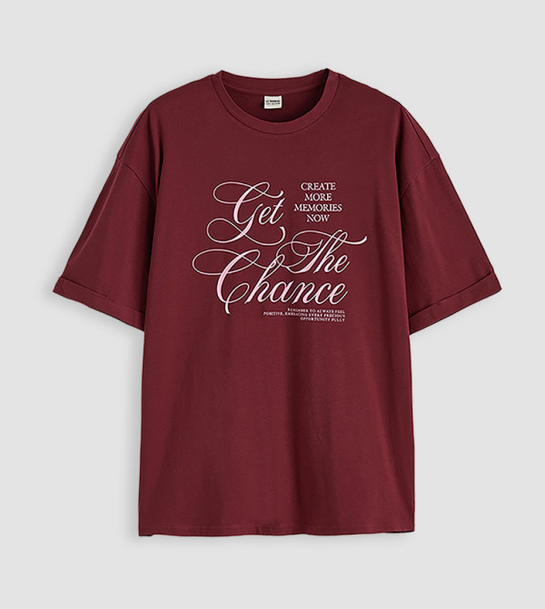 LC Waikiki  heatwave-ready-k - Maroon T-shirts