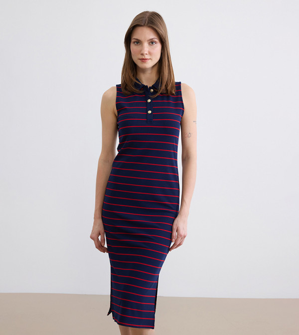 LC Waikiki  Clothing - Navy Midi Dresses