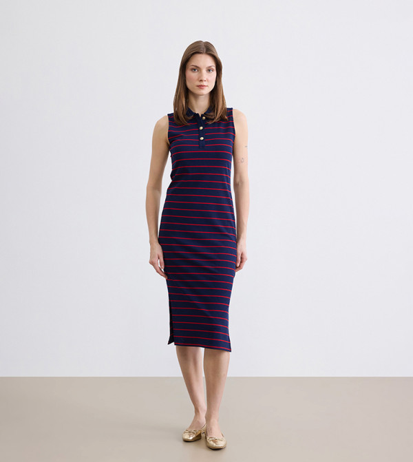 LC Waikiki  Clothing - Navy Midi Dresses