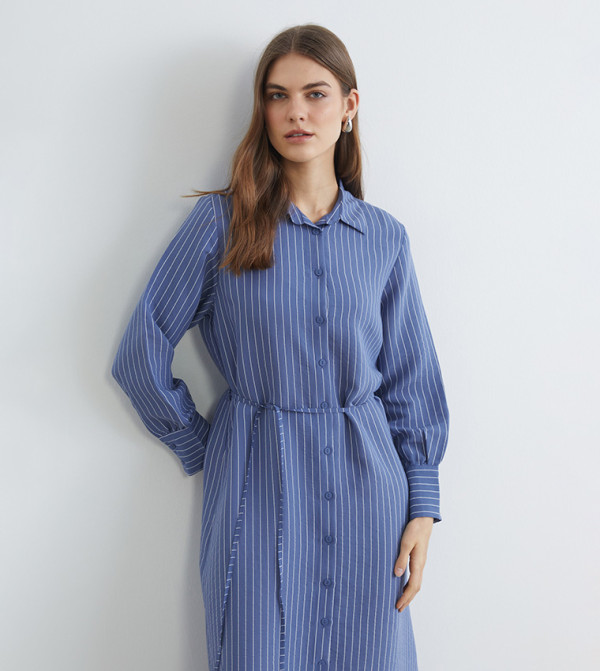 LC Waikiki  Shirt & T-Shirt Dresses - Blue Shirt & T-Shirt Dresses