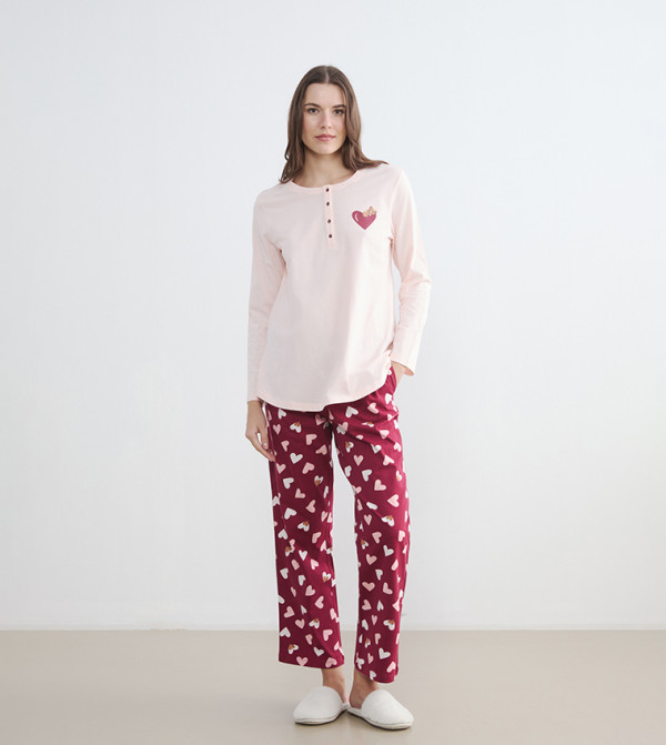 LC Waikiki  Maternity Clothing - Red Sleep wear