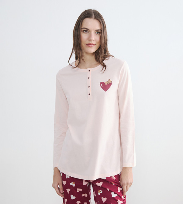 LC Waikiki  Maternity Clothing - Red Sleep wear