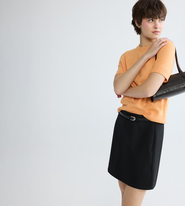 LC Waikiki  Mini Skirts - Black Mini Skirts