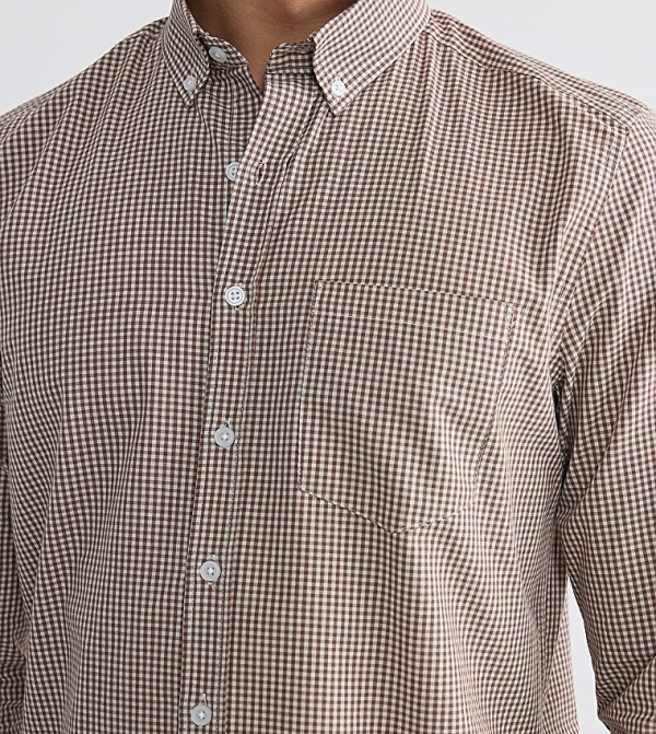 LC Waikiki  heritage-tartan - Brown Long Sleeves
