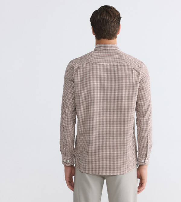 LC Waikiki  heritage-tartan - Brown Long Sleeves