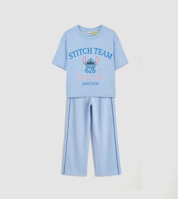 اٍل سي واي كيكي  - أزرق تي شيرتات و بناطيل