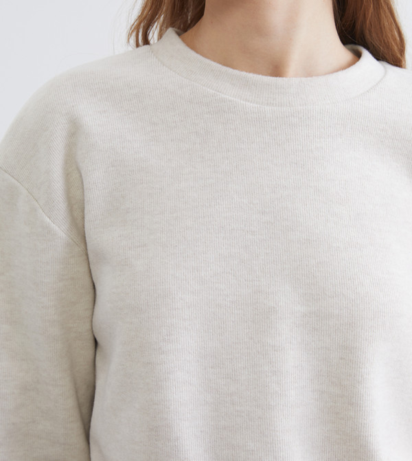 اٍل سي واي كيكي  تيشيرتات - أوف وايت  Long Sleeve T-Shirts