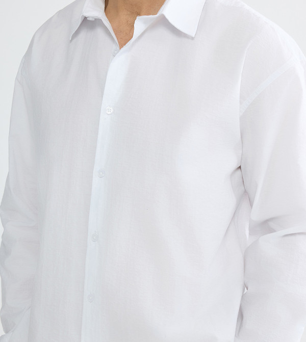 LC Waikiki Shirts - White Long Sleeves