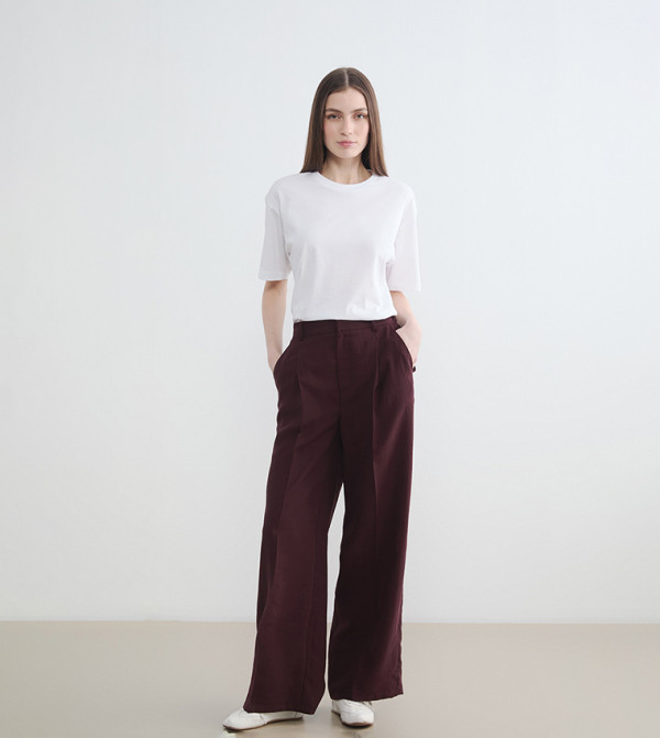 اٍل سي واي كيكي اٍل سي واي كيكي - بورغندي بنطال كاجوال