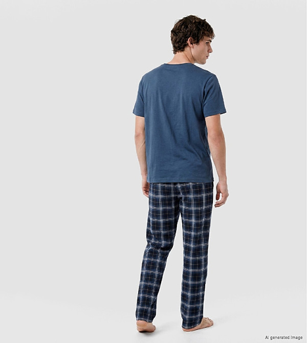 LC Waikiki  Sleepwear - Blue Pyjama Set