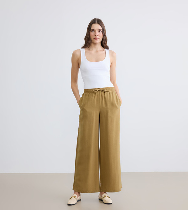 LC Waikiki  Clothing - Green Casual Pants