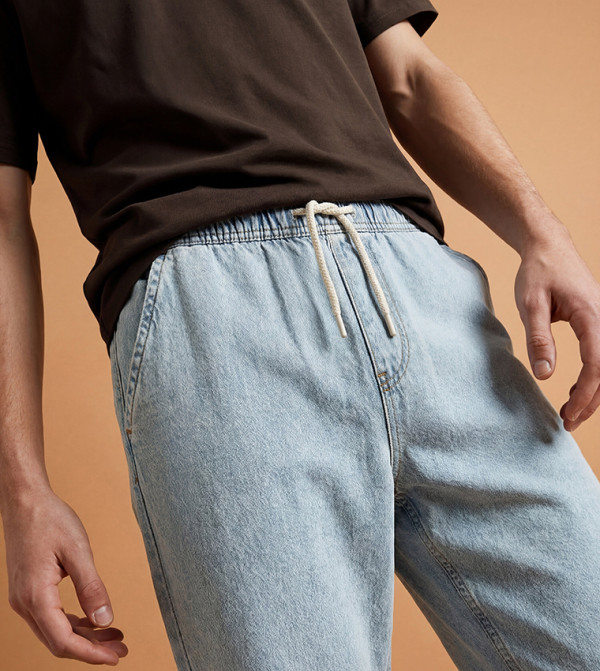 اٍل سي واي كيكي  relaxed-denim-cargo - نيلي  جينز مستقيم