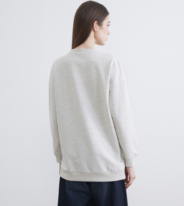 اٍل سي واي كيكي  هوديات و سويتيشيرتات - رمادي بلوزات