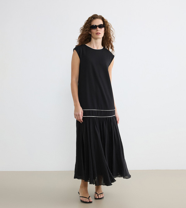 LC Waikiki  Clothing - BLACK Maxi Dresses