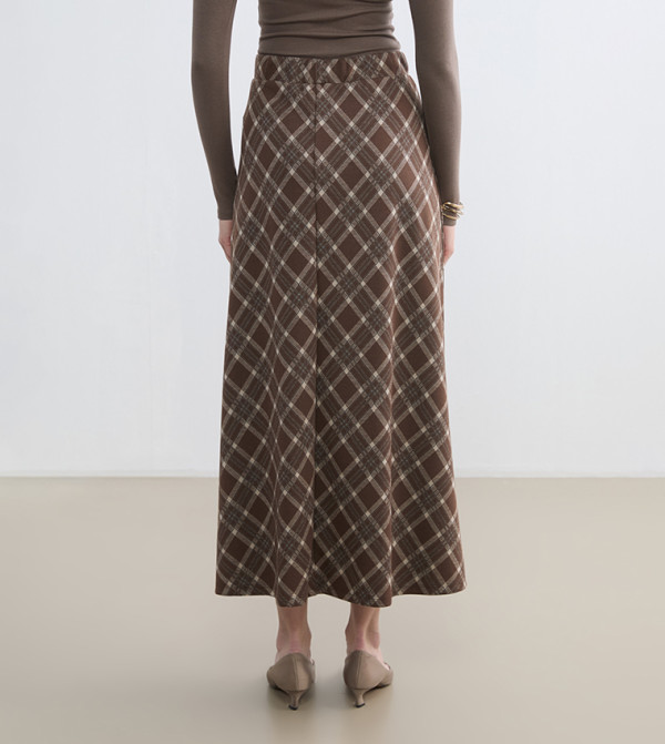 LC Waikiki Skirts - Brown Maxi Skirts