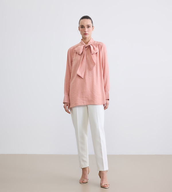 LC Waikiki  colorpop-w - Pink Casual Tops