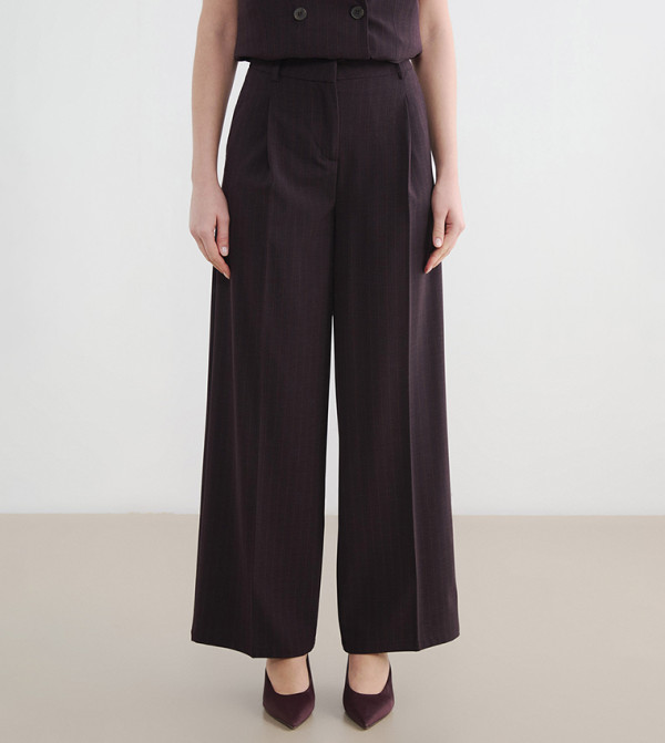 اٍل سي واي كيكي  summer-tailoring - بورغندي بنطال كاجوال