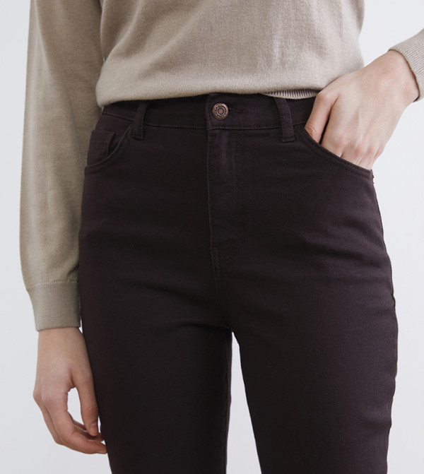 LC Waikiki  Bootcut Jeans - Dark Brown Bootcut Jeans