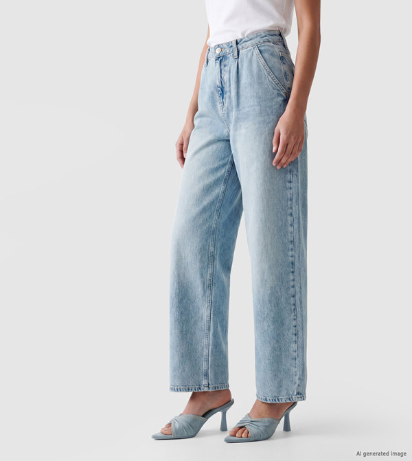 LC Waikiki  Straight Jeans - Blue Straight Jeans