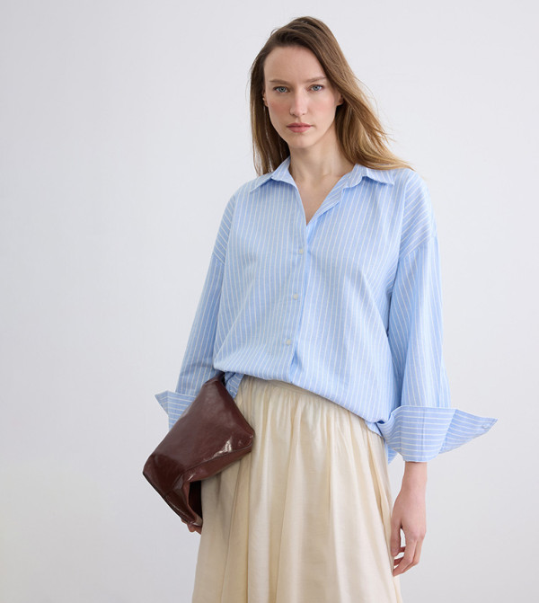 اٍل سي واي كيكي  summer-tailoring - أزرق قمصان