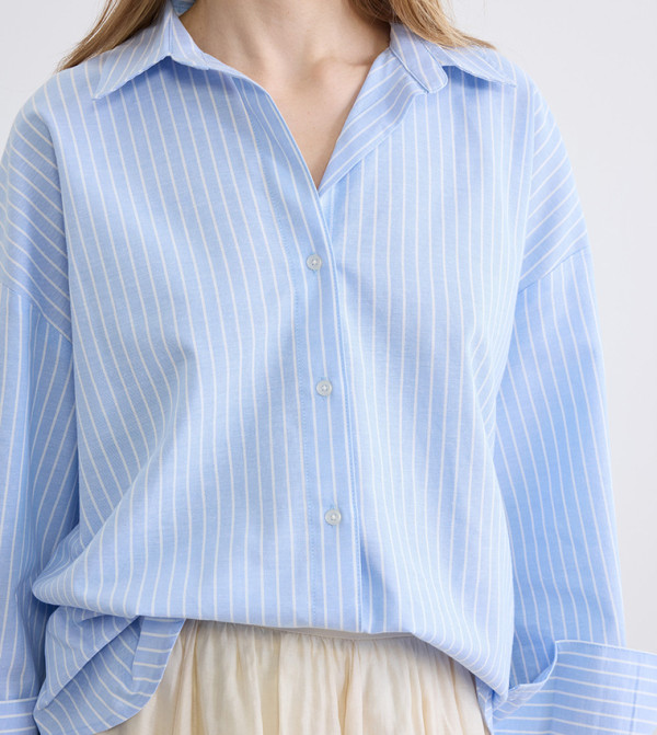 اٍل سي واي كيكي  summer-tailoring - أزرق قمصان