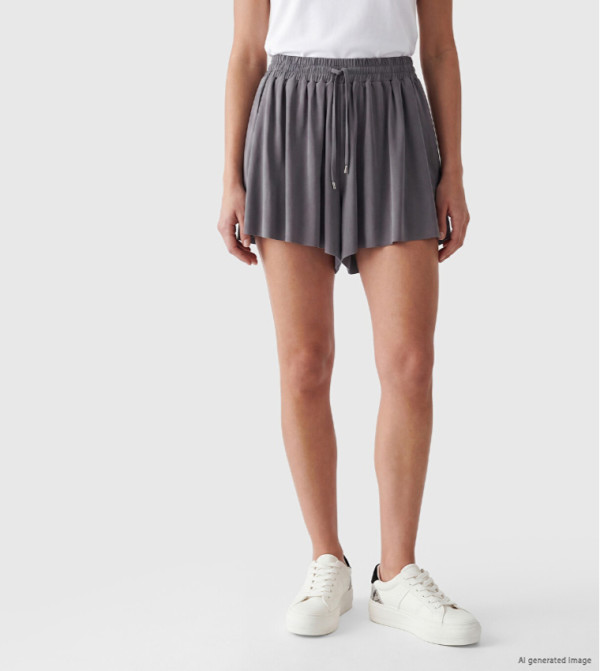 LC Waikiki  Casual Shorts - Grey Casual Shorts