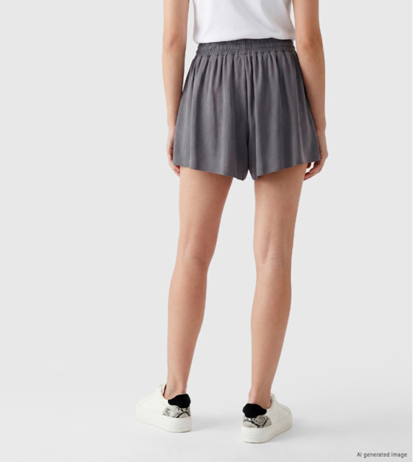LC Waikiki  Casual Shorts - Grey Casual Shorts