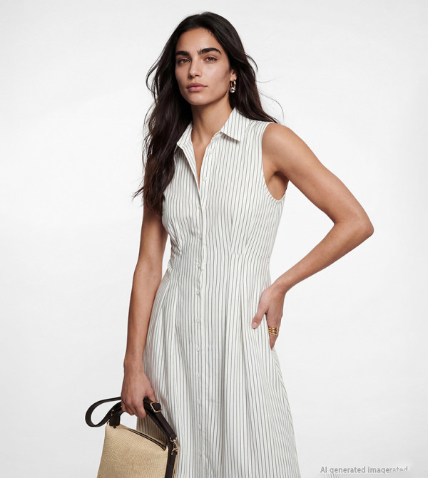 LC Waikiki Clothing - White Shirt & T-Shirt Dresses