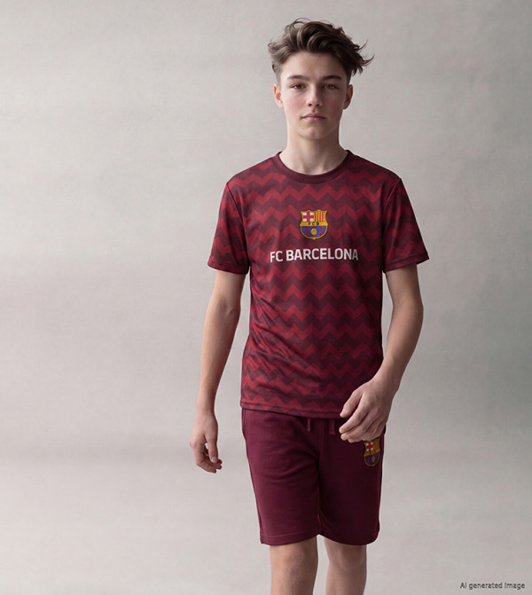 اٍل سي واي كيكي  ملابس رياضة - بورغندي Jerseys