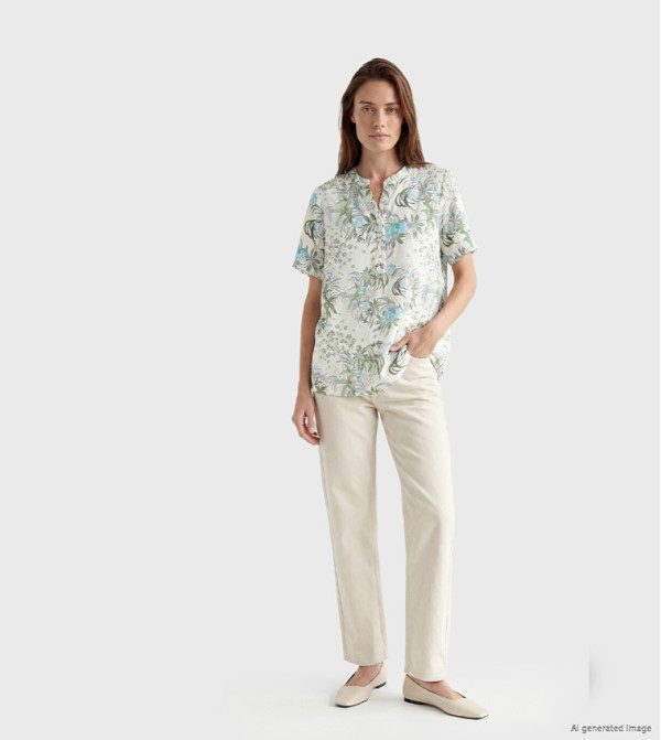 اٍل سي واي كيكي  توبات كاجوال  - بيج Casual Tops