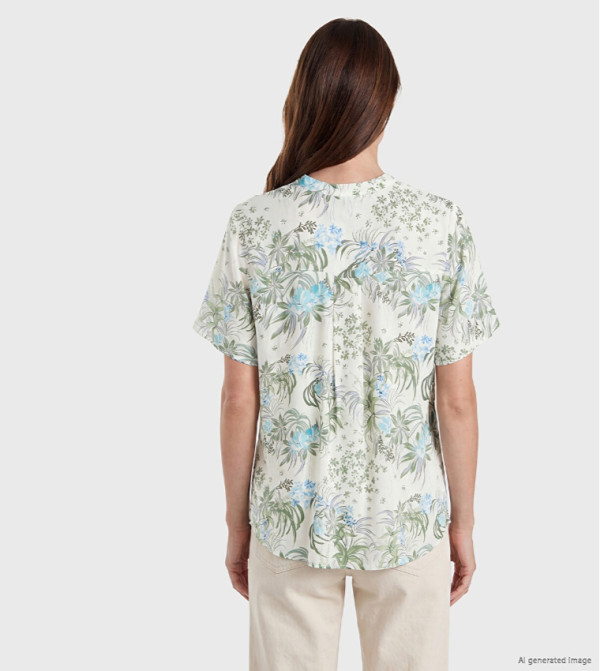 اٍل سي واي كيكي  توبات كاجوال  - بيج Casual Tops